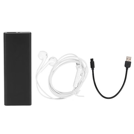 Mini-ääninauhuri, ääniaktivoitu, kohinanvaimennus, HD, turvallinen, kannettava MP3-tallennin luentoihin, haastatteluihin, unisex, englanti, 8 Gt