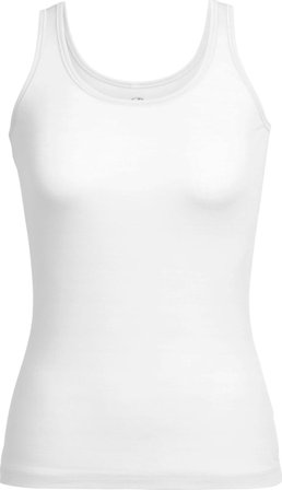 Icebreaker Women's Siren Tank Women short-sleeved sweaters White L