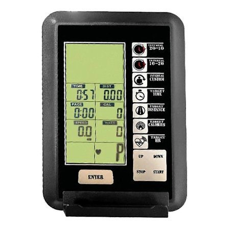 Sykkelmonitor Air Bike Computer Sykkelhastighetsmåler Kilometerstand for treningsdata Trenerdisplay med puls 2025.