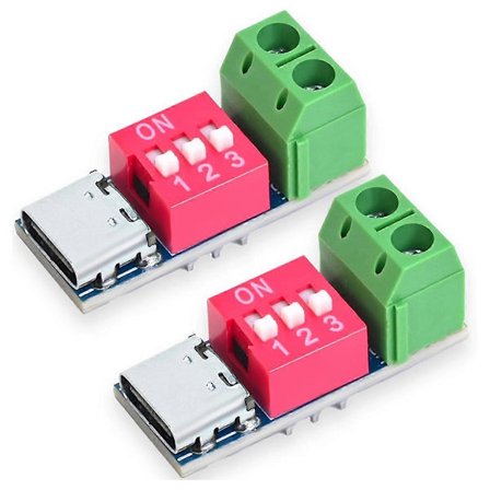 USB-C PD Trigger Board -moduuli PD/QC Decoy -pikalataus USB Type-C - 12 V:n suurinopeuksinen laturi Power O