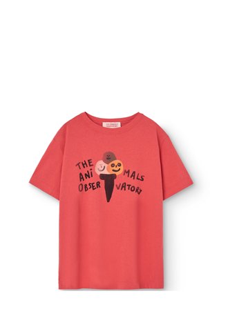 THE ANIMALS OBSERVATORY | Big Rooster Kid T-Shirt Red 2Y | 3 Y