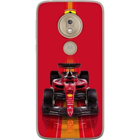 Yhteensopiva Puhelinkuori Motorola Motorola Moto G7 Play Ferrari Formula 1 -auto ikonisessa punaisessa muotoilussa urheilullisella tarkkuudella