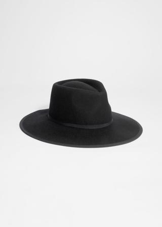 & Other Stories - Filzhut - Schwarz - Damen - Größe M/L