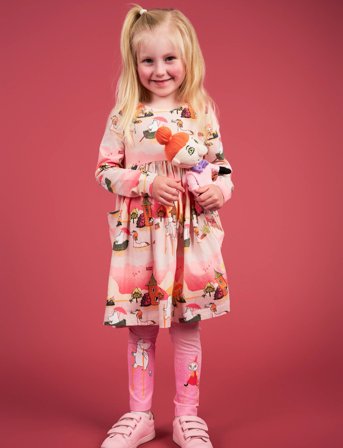 MUMIN Deluge Dress - Pink - 116