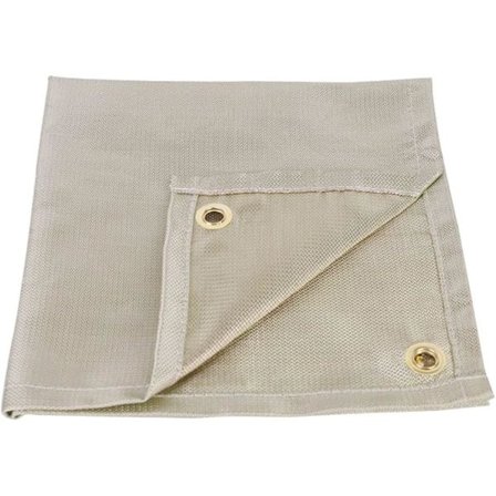 Bärbar utomhuscamping eldstad matta BBQ brandsäkert nät för camping bakgård trädgård (50*50cm, eldstad matta)