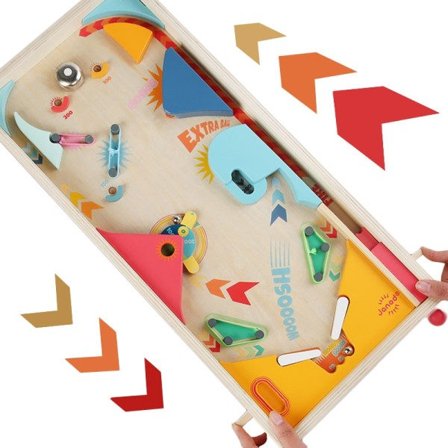 Flipper Spel Trä Bräde Spel Barn Vår Ball Maskin Familj Fest leksaker