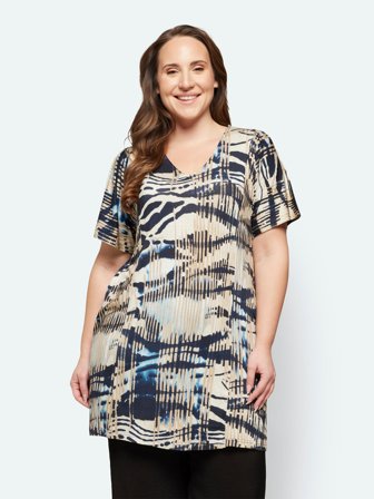 CISO - Tunika - Sort Mix - Mønstret