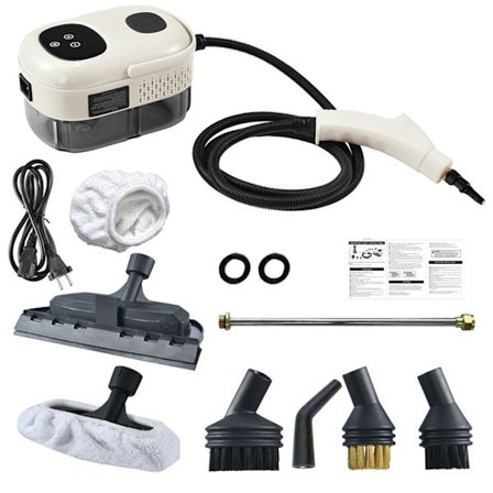 Handhållen Trycksatt Ångrengörare, 1000ml Vattentank, 15S Uppvärmningstid