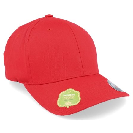 Flexfit - Red flexfit Czapka Z Daszkiem - Organic Cotton Red Flexfit @ Hatstore