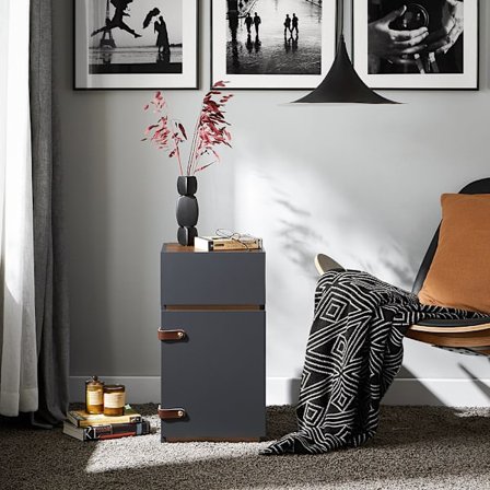 SoBuy Sängbord Soffbord Sängbord Förvaringsbord FBT146-DG