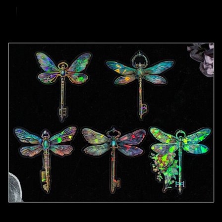 10 st laserklistermärken brevpappersklistermärke B B