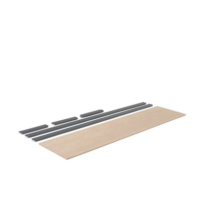 Fachboden COMBO, 2440 x 620 mm, grau