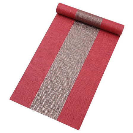 Vaskbar Festlig Vanntett PVC Plassmatte Bordløper Hjemmedekor Varmebestandig