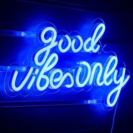 Hyvä fiilis vain valomainos LED-sanavalo Neonvalo Akryyli KLB