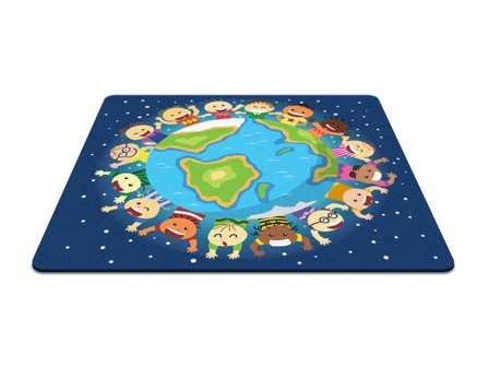Matta Alla Världens Barn - Lyreco - Skolmöbler och inredning - Mattor - Mattor - Mönstrade