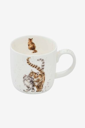 Royal Worcester - Mugg Wrendale Designs Feline Good 31 cl - Flerfärgad - Koppar & muggar - Från Homeroom