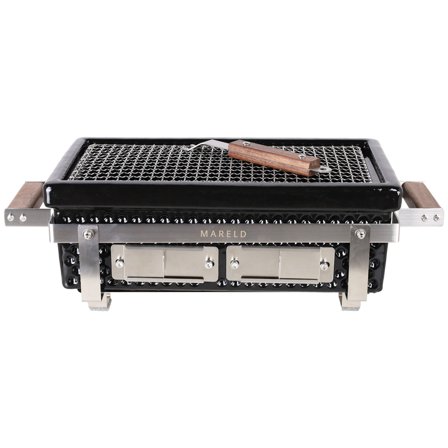 Mareld Premium hibachigrill, svart/valnöt | Utematlagning > Grillar > Kolgrill | Bagaren och Kocken