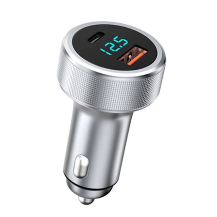 Billaddareuttag Snabbladdare USB OCH TYP C USB OCH TYP C USB and Type C