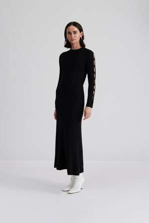 Malina - Fellie maxi dress - S - Black