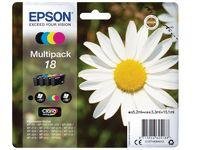 Epson 18 Multipack - 4-pack - svart, gul, cyan, magenta - original - blekkpatron
