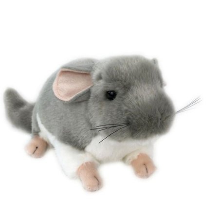 Realistisk Chinchilla Mus Plysdyr Dyr Plys Bamse Børn Legetøj Hjem Desktop Dekoration