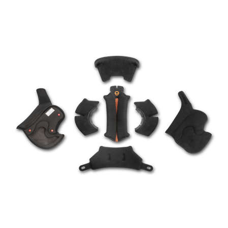 Motorradhelm-Futter Schuberth S3 Schwarz L