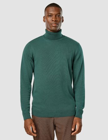 Shaping New Tomorrow - Everyday Knit Turtleneck - Shadow Green - Herre - Størrelse XXL