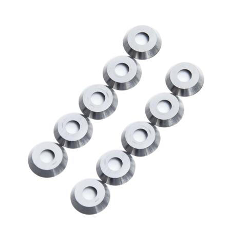 10 st Diameter 12mm Runda Karbidskär Insatser Passar För Ci3 Träbearbetning
