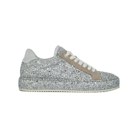 Zadig & Voltaire Dream Glitter Sneakers , Grijs , Dames , Maat: 39 EU