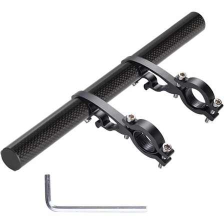 25cm styreforlenger Styreforlenger, Styrestøtte for ATV, Scooter, Motorsykkel, E-sykkel