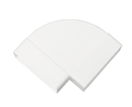 Fresh 840050 Böj plast, 110x54 mm, horisontell, 90°, Ventilation