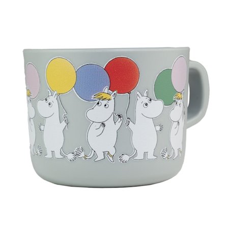 Mumin Festligheter, Mugg med handtag, Ballong - Rätt Start