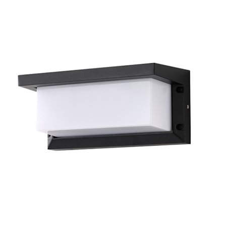 Moderne utendørs LED vegglampe 30W Vanntett IP65 Antrasitt Aluminium Belysning Dekorlys for Gårdshage Terrasse Nær Veggsti