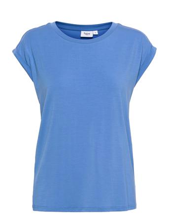 U1520, Jersey Tee S/S T-shirt Top Blå Saint Tropez