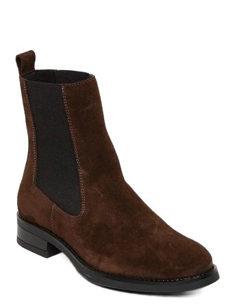 Valera Shoes Boots Ankle Boots Ankle Boots Flat Heel Brown Steve Madden