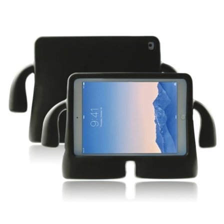Kids Cartoon iPad Air 2 Ekstra Suojakuori - Musta