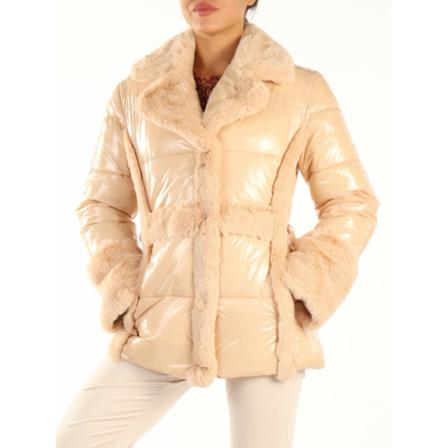 Guess Winter Jas , Beige , Dames , Maat: XS