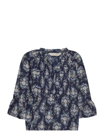 Tessa Blouse Bluse Langermet Blå ODD MOLLY*Betinget Tilbud