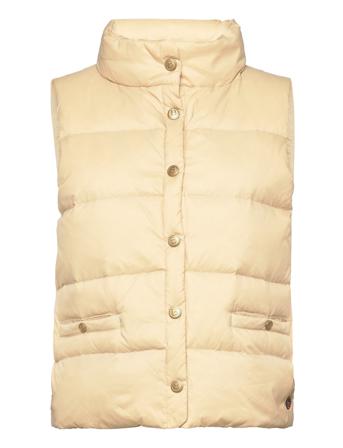 Amy Down Vest Vests Padded Vests Creme BUSNEL