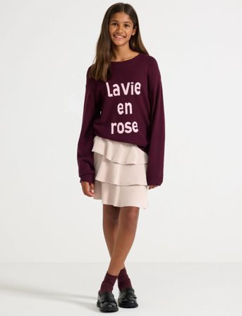 Lindex Skirt Velour - Pink - 158/164