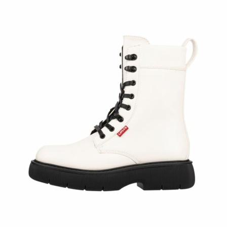 Levi's Levi Laarzen Joss HGH T Wit , Wit , Dames , Maat: 36 EU Laarzen