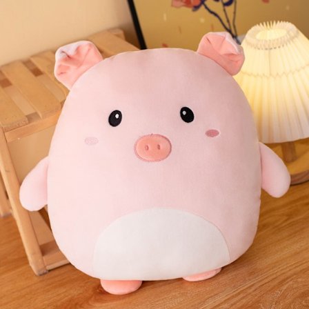 Squishmallows Plyylelu Animal Kawaii pehmeä iso tyyny sika