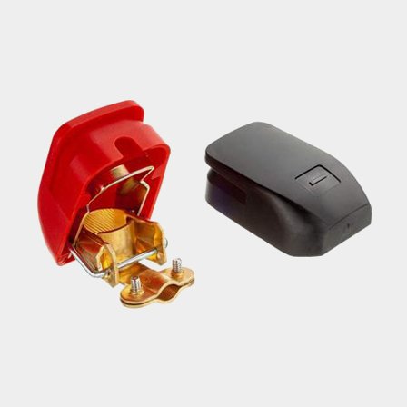 Końcówki kablowe MotorGuide, plus / minus (czerwony / czarny), 2-pack - Jachtowa