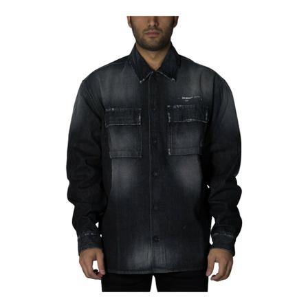 Off White Light Jakke Sort, Herre