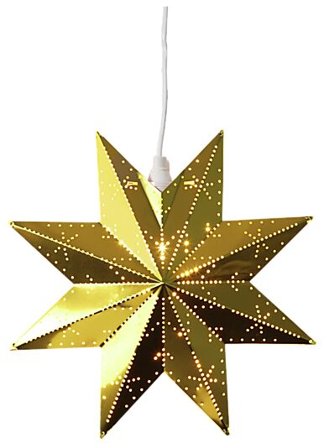 Julestjerne Classic Messing