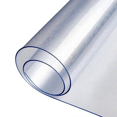 Transparent gulvbeskyttelse, 1,5 mm tykk, PVC sklisikker matte for korridorer, Vinylspormatte, Lett å rengjøre (frostet versjon) Duker