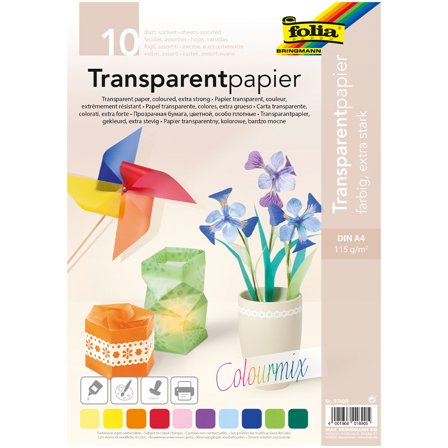 Folia Läpinäkyvä paperi 115 g/m² 10 kpl