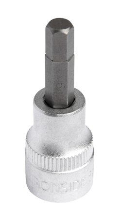 Ironside 116436 Bitspipe sekskant, 3/8" 5 mm, Håndverktøy