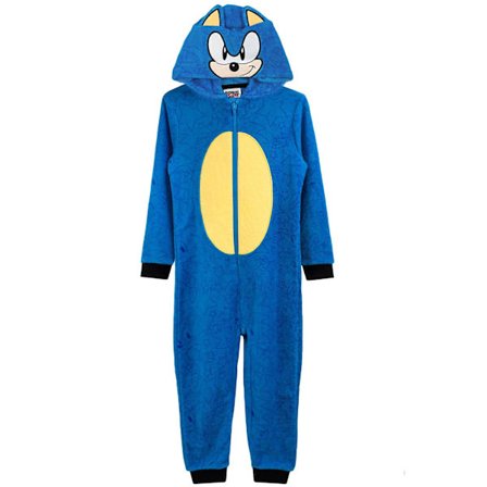 Sonic The Hedgehog Barn/Barn 3D Sovdress 7-8 År Blå