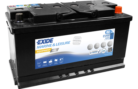 Exide ES900M Förbrukningsbatteri 12V, 80 Ah, Elfördelning & strömförsörjning